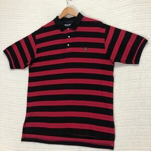 Polo Golf Ralph Lauren‎ Striped Polo Shirt Short Sleeve Casual Top Mens L